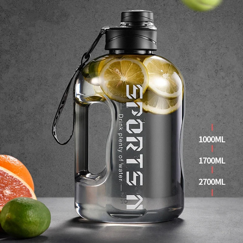 Hiking and Fitness Super Large Capacity Accurate Calibration Water Bottle Food Grade Plastic Material Scientific Drinking